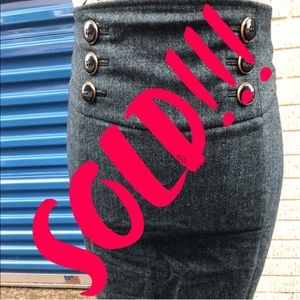 SOLD!! ✨Express Knee Length High Waist Skirt✨